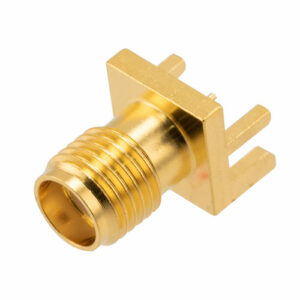 RFPCB-SMA-FS18G-63_500x500_View1.jpg RF PCB Connector, SMA, Female, Up to 18 GHz, Edge Mount, Straight, 0.083 inch PCB Thickness, 0.020 inch pin diameter