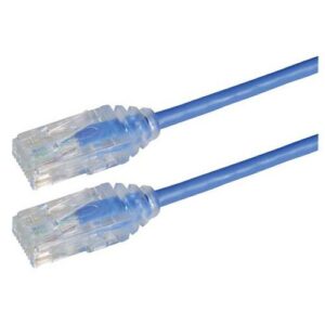 TRD628BL-5_500x500_View1-2.jpg 3.5"x19" (2U) 48 Port Low Profile Category 6 Feed-Thru Mini-Coupler panel w/Cable Manager