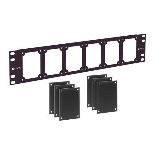 1.75" Blank Rack Panel Accepts 24 Duplex SC or Quad LC Couplers - Imagen 2