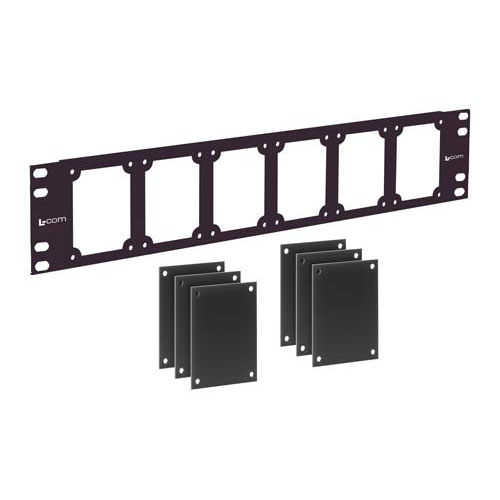 1.75" Blank Rack Panel Accepts 24 Duplex SC or Quad LC Couplers - Imagen 3