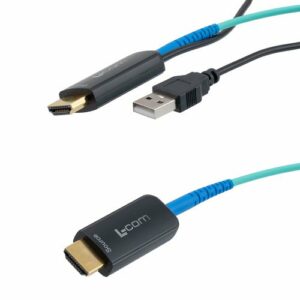 4K HDMI AOC over OM3 Pure Fiber, 10 Meters